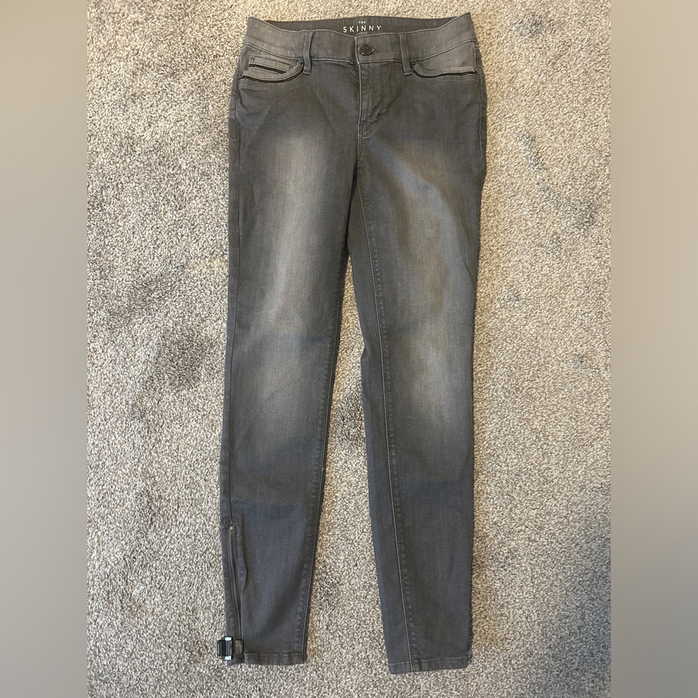 WHBM The Skinny Ankle in Grey Size 0